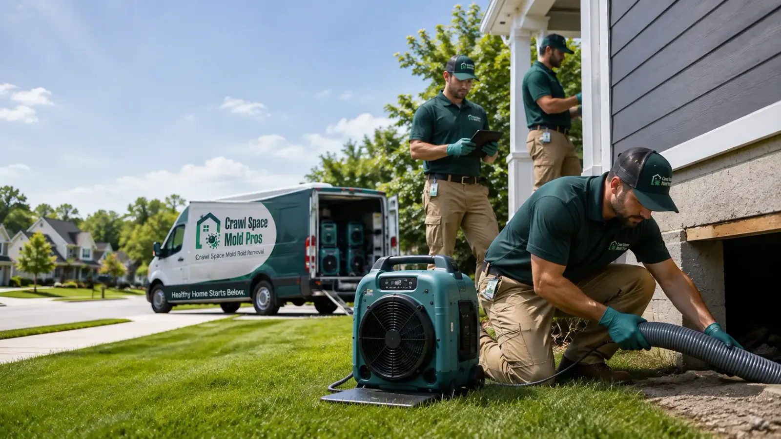 Crawl Space Mold Removal in Harrison, NY